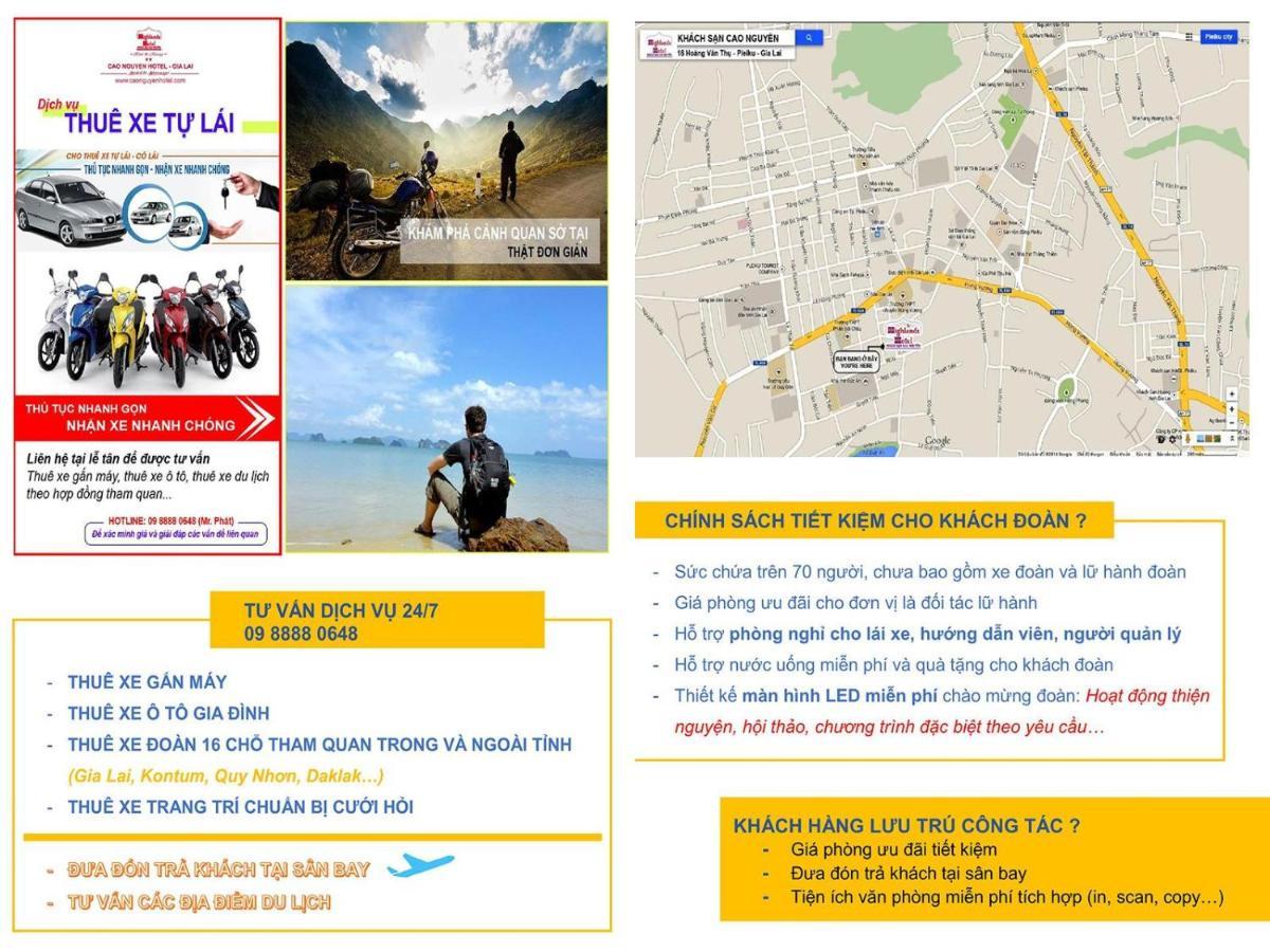 Cao Nguyen Hotel - Gia Lai Pleiku Exteriör bild